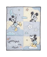 Lambs & Ivy Disney Baby Moonlight Mickey Mouse 3-Piece Nursery Crib Bedding Set