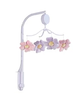 Bedtime Originals Lavender Floral Musical Baby Crib Mobile Soother Toy