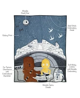 Lambs & Ivy Star Wars Signature Millennium Falcon 3-Piece Baby Crib Bedding Set