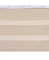 Lambs & Ivy Jungle Story 3-Piece Infant Safari Tan Baby Crib Bedding Set