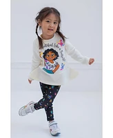 Disney Girls Encanto Mirabel Luisa Isabela Pullover Fleece Sweatshirt and Leggings Outfit Set to