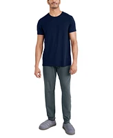 Saxx Men's Snooze Relaxed-Fit Heathered Sleep T-Shirt