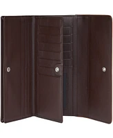 Mancini Women's Sonoma Rfid Secure Quad Fold Wallet
