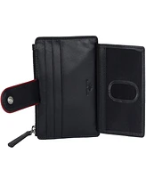 Mancini Women's Sonoma Rfid Secure Card Case Wallet