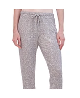 Tahari Women's Ribbed Drawstring Jogger Pajama Pant