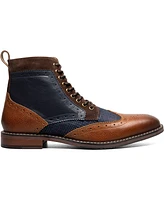 Stacy Adams Men's Finnegan Wingtip Lace Up Boots