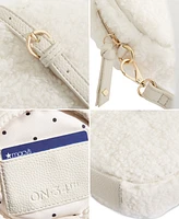 On 34th Kelbyy Mini Sherpa Crossbody, Created for Macy's