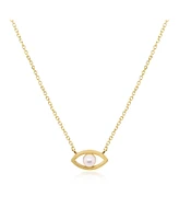 The Lovery Evil Eye Pearl Necklace