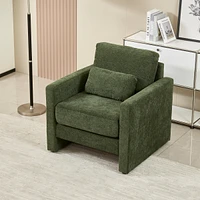 Streamdale Furniture Modern Chenille Accent Chair for Living, Bedroom, Office