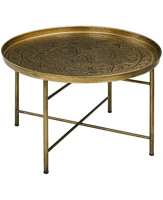 Streamdale Furniture Hammered Tray Round Coffee Table