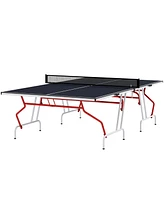 Streamdale Furniture Portable Table Tennis Table: Full-Size, Folding, with Accessories