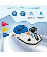 Sugift 24V Electric Drifting Go Kart for Kids