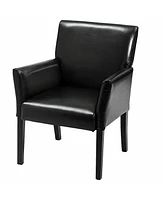 Sugift Modern Pu Leather Executive Arm Chair Sofa