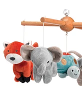 Lambs & Ivy Wild Life Musical Baby Nursery Crib Mobile - Protect the Animals
