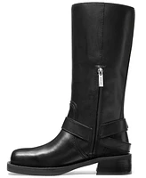 Michael Kors Women's Crosby Leather Moto Boots