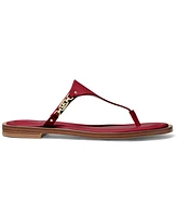 Michael Kors Women's Daniella Leather Flat Thong Sandals