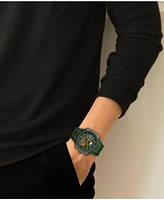 Lacoste Men's LC33 Khaki Silicone Strap Watch 45mm