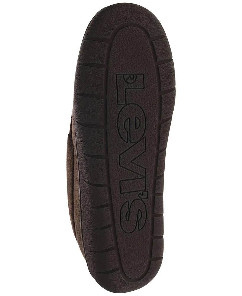Levi's Men's Fields Faux-Sherpa Slippers
