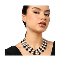 Sohi Women's Block Statement Necklace