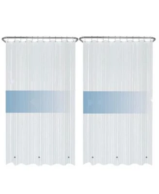 Liba 72 W X 72 H Frosted 8g Peva Shower Curtain 2 Pack