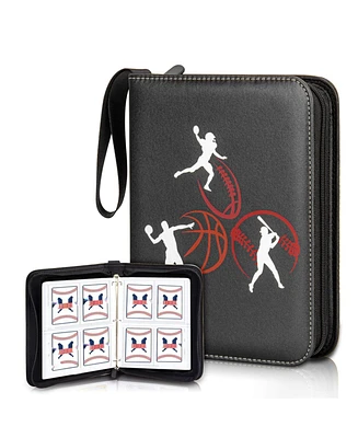 Clovercat 4-Pocket Waterproof Trading Card, Photo Binder: 400 Pockets