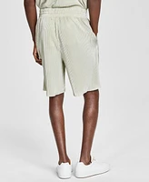 Tinsel Men's Plisse Drawstring 8-1/2" Shorts