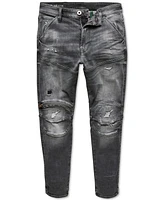 G-Star Raw Men's Zip-Knee Distressed Moto Jeans, Created for Macy's