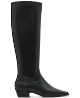 Madden Girl Florence Snip-Toe Knee-High Wide-Calf Boots