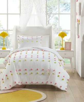 Mi Zone Kids Cora Pompom Clip Jacquard Comforter Sets