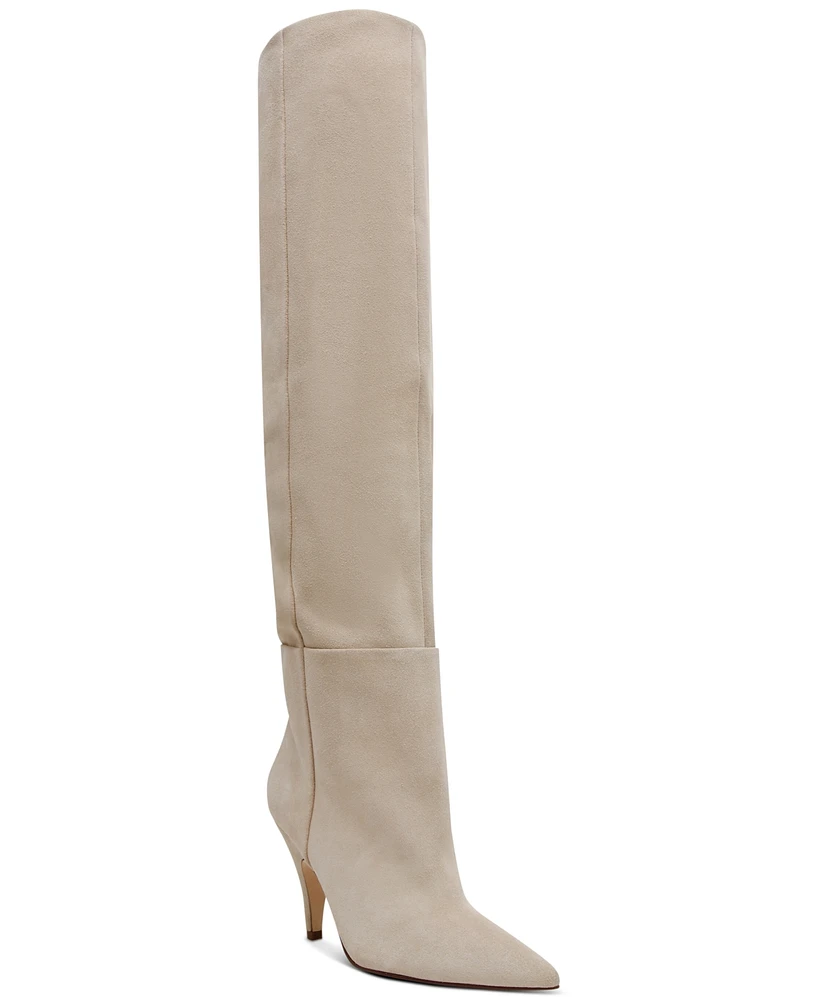 Steve Madden Women's Bellamie Wide-Calf Knee-High Slouch Dress Boots