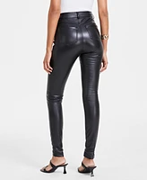 I.n.c. International Concepts Women's Faux-Leather Skinny Pants, Created for Macy's