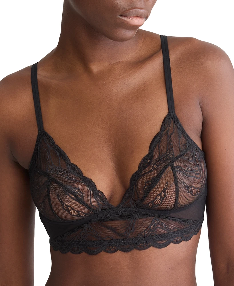 Calvin Klein Women's Essentials Lace Triangle Bra QF7925