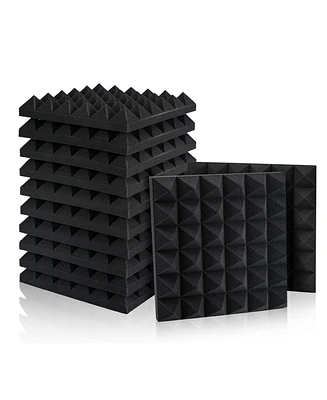 Fstop Labs Fstop Acoustic Foam Panels Studio Wedge Titles 12"x12"x2" - 12 Pack