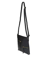 Nicci Ladies' Crossbody Bag with Zipper Pockets