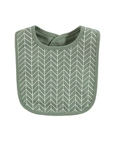 Hudson Baby Unisex Baby Cotton Bibs, One Size