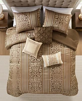 Madison Park Bella Jacquard 6-Pc. Comforter Set, Full/Queen