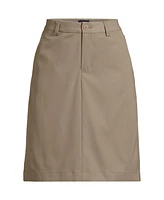 Lands' End Women's Active Performance Chino Skort Top of the Knee