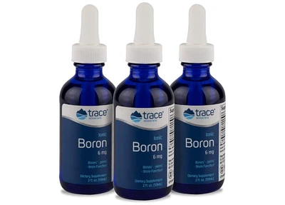 Trace Minerals Liquid Ionic Boron | 6 mg Boron | Supports Normal Bone Metabolism, Brain Function & Joints | with Ionic Trace Minerals