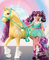 Unicorn Academy Ava Leaf Set with 2 Riding Accessories Toys