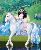 Unicorn Academy Layla Glacier Set with 2 Riding Accessories Toys