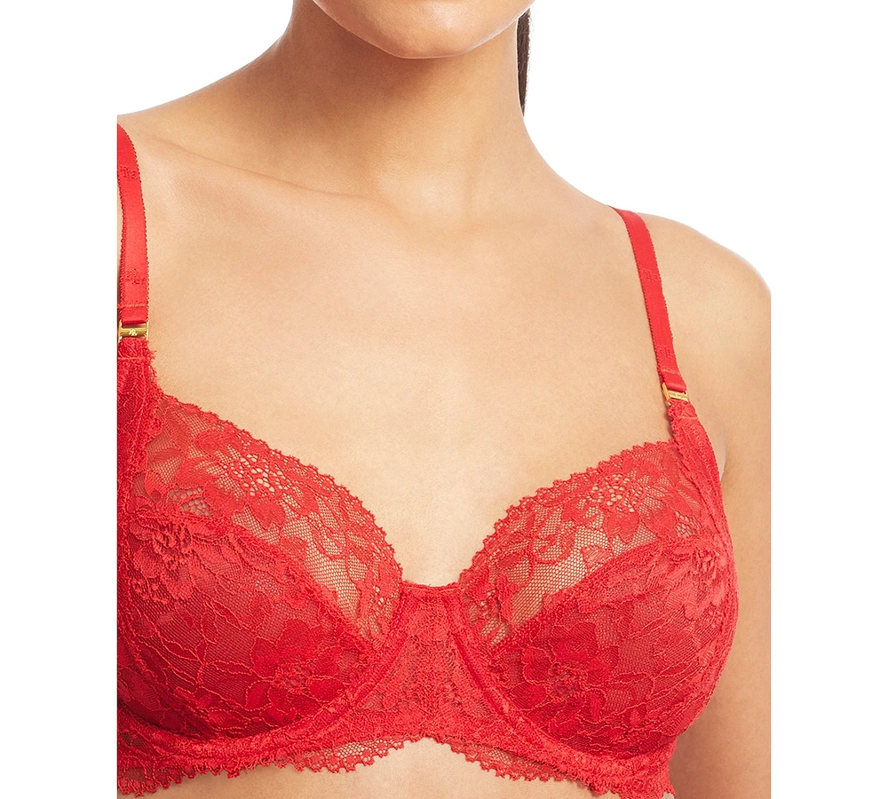 Lauren Ralph Women's Unlined Lace Full Coverage Bra 4L0026