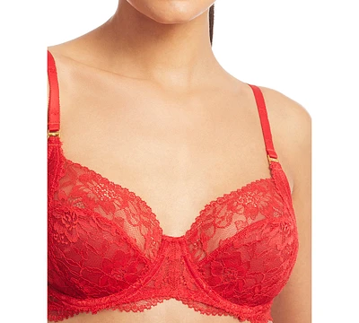 Lauren Ralph Women's Unlined Lace Full Coverage Bra 4L0026