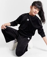 Calvin Klein Performance Big Girls Luxe Velour Sweatshirt