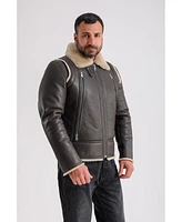 Furniq Uk Men's Premium Black Leather Jacket - British Craftsmanship