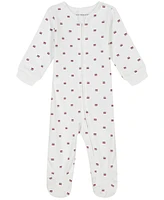 Tommy Hilfiger Baby Boy Flag-Logo Print Footed Coverall