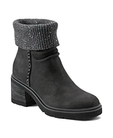 Earth Women's Gresa Waterproof Block Heel Casual Booties