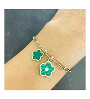 The Lovery Malachite Cherry Blossom Charm