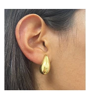 The Lovery Gold Teardrop Earrings