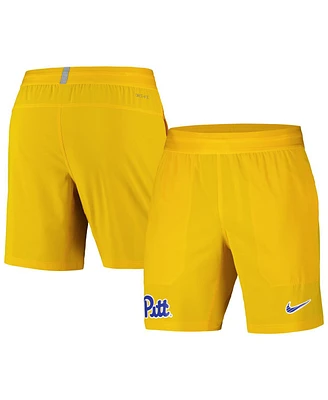 Nike Men's Gold Pitt Panthers 2024/25 Sideline Performance Woven Shorts