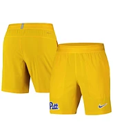 Nike Men's Gold Pitt Panthers 2024/25 Sideline Performance Woven Shorts